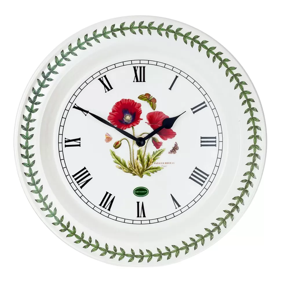 Часы Portmeirion Botanic Garden Poppy 27 см Англия уценка