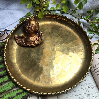 Блюдо поднос с косичкой бортом