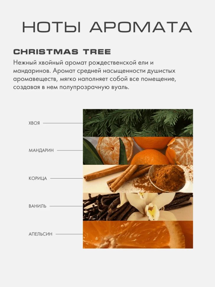 Аромасвеча By Kaori CHRISTMAS TREE 