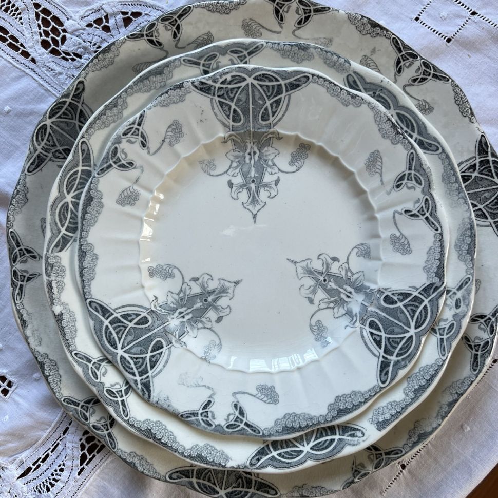 Тарелка LG Lys 21 см Франция 1894-1913 гг.