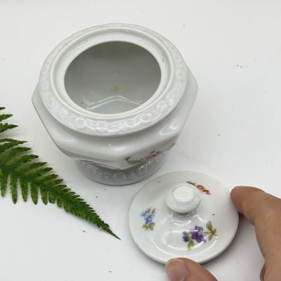 Сахарница Rosenthal Maria Classic Rose Мейсенский букет 8 см Германия  