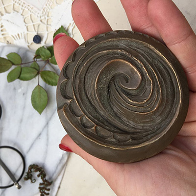 Медаль бронза номерная 