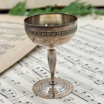 Рюмка Муха 25 мл мельхиор Англия серебрение