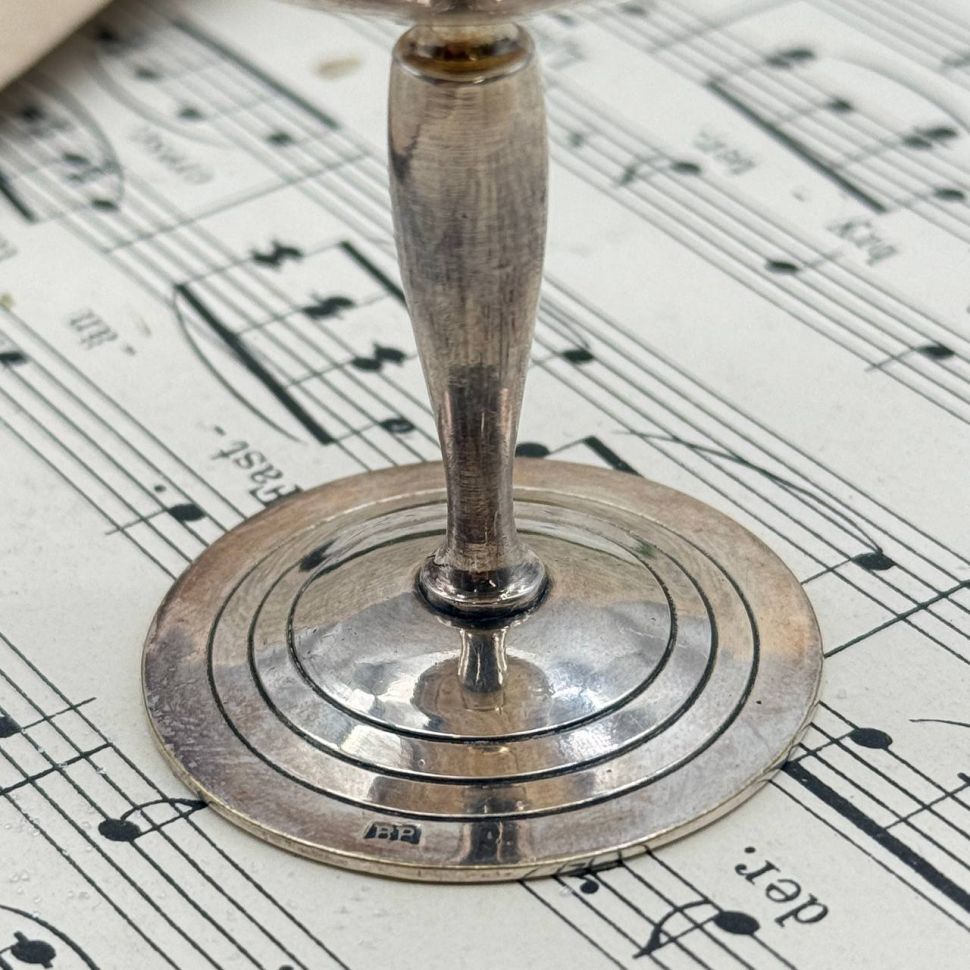 Рюмка Муха 25 мл мельхиор Англия серебрение