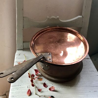 Кастрюля 4л  без крышки медь с лужением