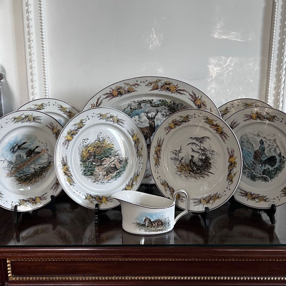 Тарелка ВиллеройБох Fontainebleau Косули 27 см Люксембург