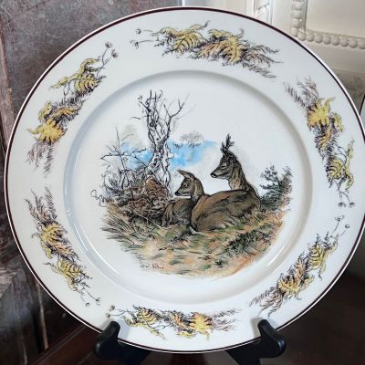 Тарелка ВиллеройБох Fontainebleau Косули 27 см Люксембург