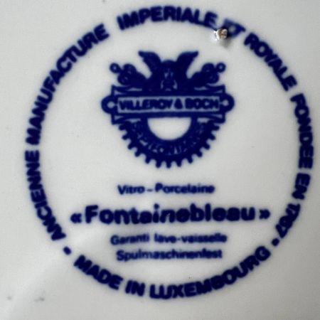 Тарелка ВиллеройБох Fontainebleau Косули 27 см Люксембург