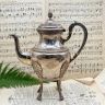 Кофейник 1,1 л на ножках UDNER серебрение Англия 