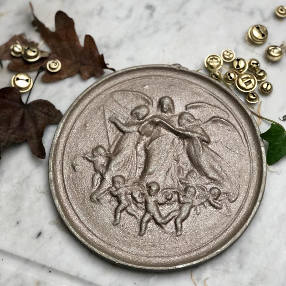 Панно Ангелы гипс