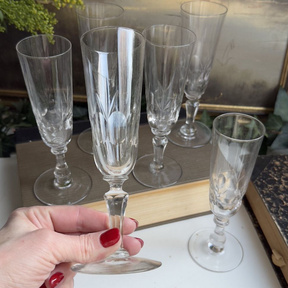 Бокал флют 120 мл хрусталь Франция