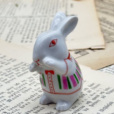 Статуэтка ИФЗ Кролик Шустрик 6 см фарфор