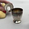 Подставка для яйца 5 см серебрение