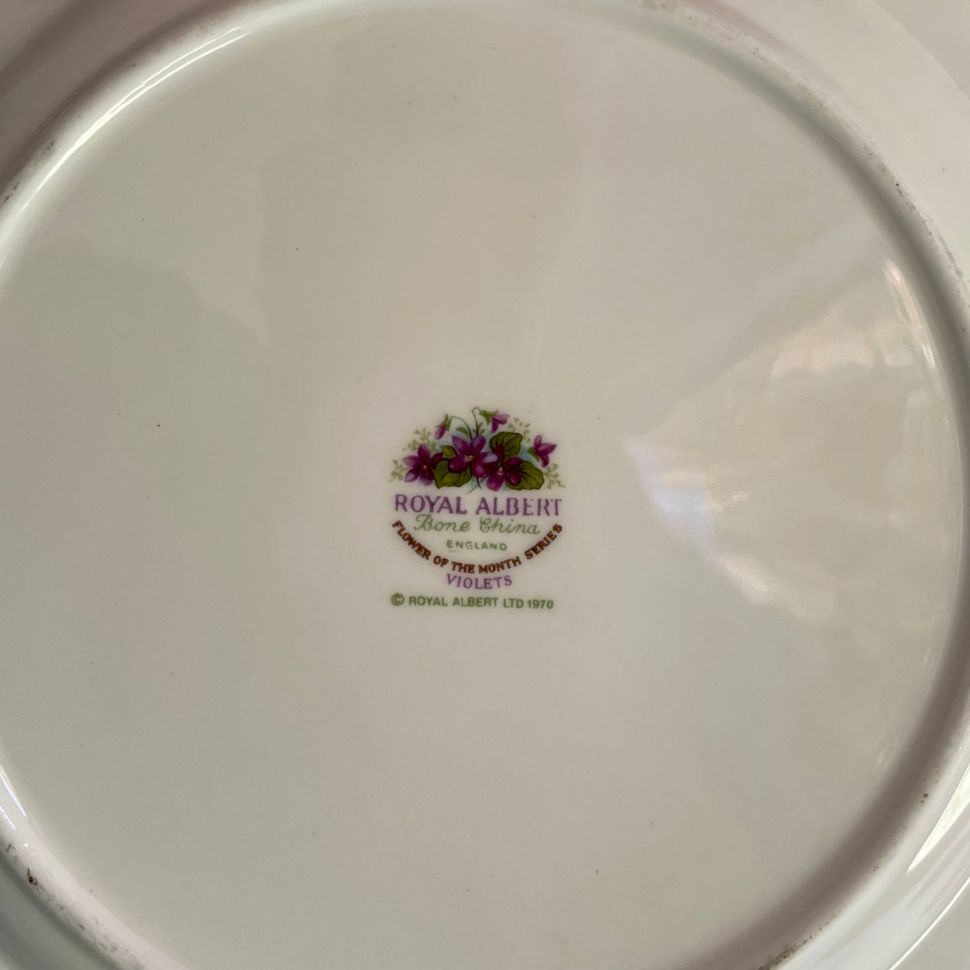 Тарелка Royal Albert 12 месяцев Февраль 21 см Англия