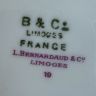 Блюдо на ножке Limoges Bernardaut 24 см фарфор Франция
