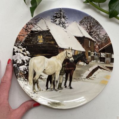 Тарелка 21 см Spode 1992 Boxin Day номерная