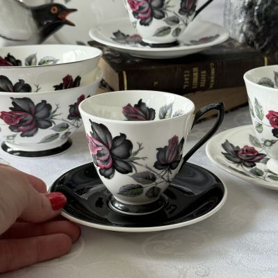 Кофейная пара Royal Albert Masquerade 1950-1960 гг 150 мл Англия