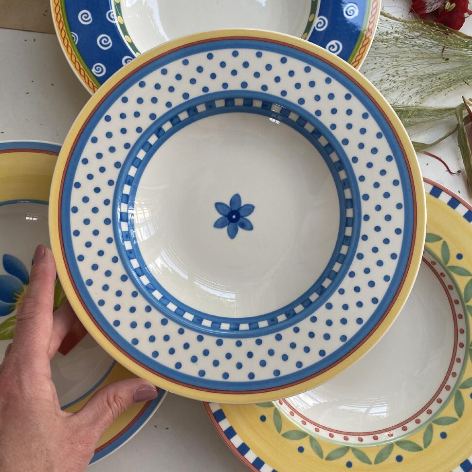 Тарелка глубокая 24 см Twist-Anna фарфор Германия