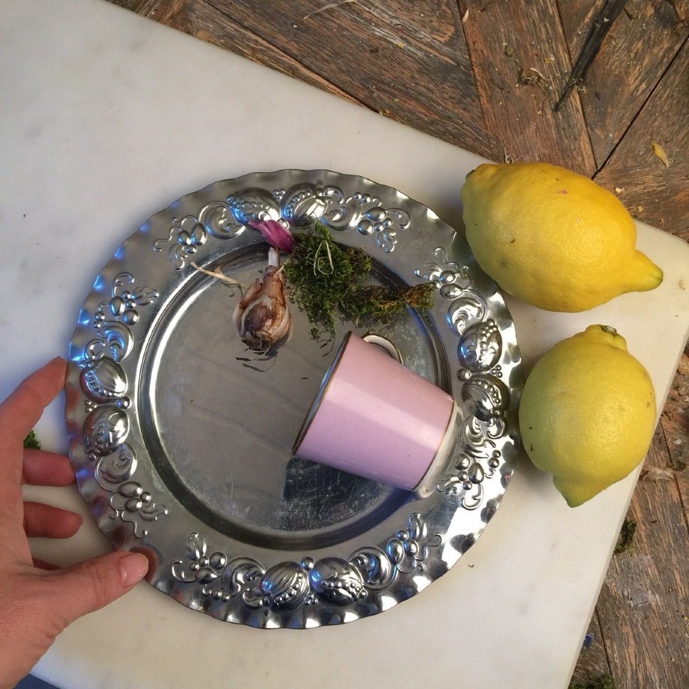 Блюдо круглое Ягоды