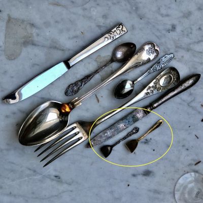 Ложка совок лопатка миниатюрная набор из 2х Швеция