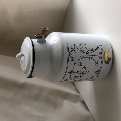 Бидон эмалированный 2 л Цветок граната