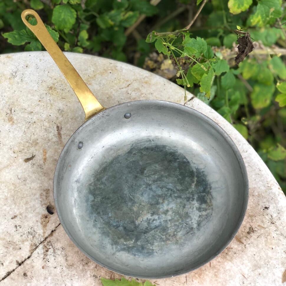 Сковорода 21 см медь с латунной ручкой Krogarhuset Швеция