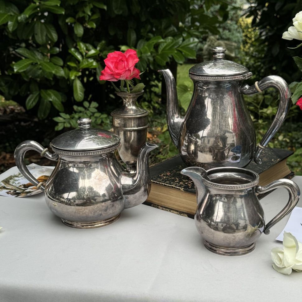 Чайник Wiskemann 1,2 л серебрение Бельгия 110 лет